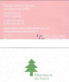 Vallorbe-Ballaigue_Pharmacie du Sapin